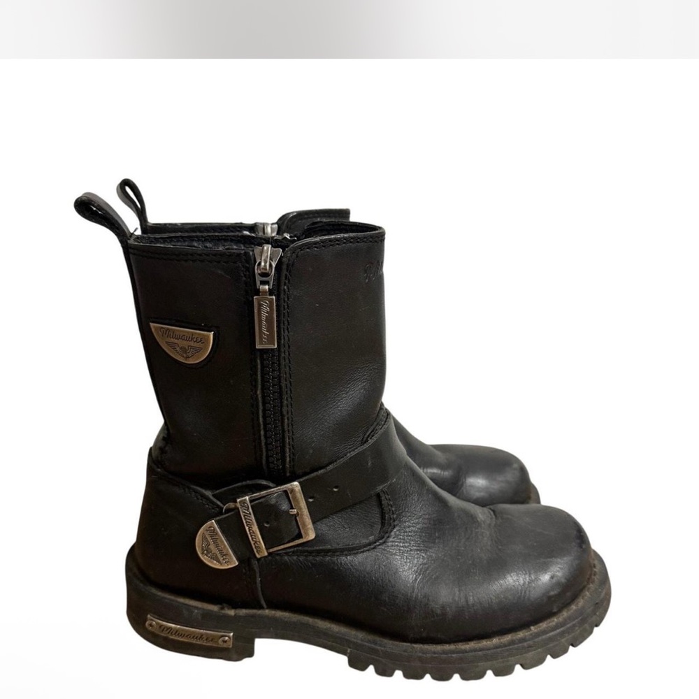 Milwaukee Leather Steel Toe Moto Boots